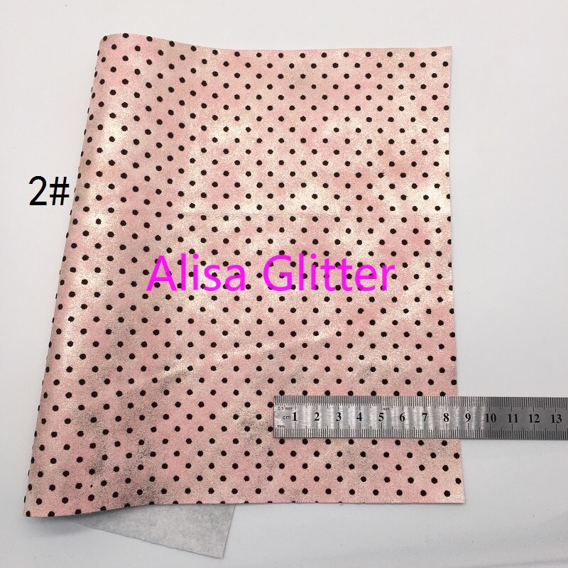 Alisa-cuero sintético de grano de cocodrilo rosa brillante, tamaño A4, 21x29cm, tela con estampado de leopardo dorado, para manualidades, G250, 1 Uds.: 2