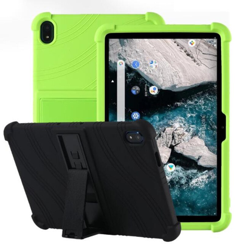 Til nokia  t20 10.36 android nokia  t20 ta-1392 blødt silikone cover stand cover bagpå beskyttende tablet cover beskytte skal