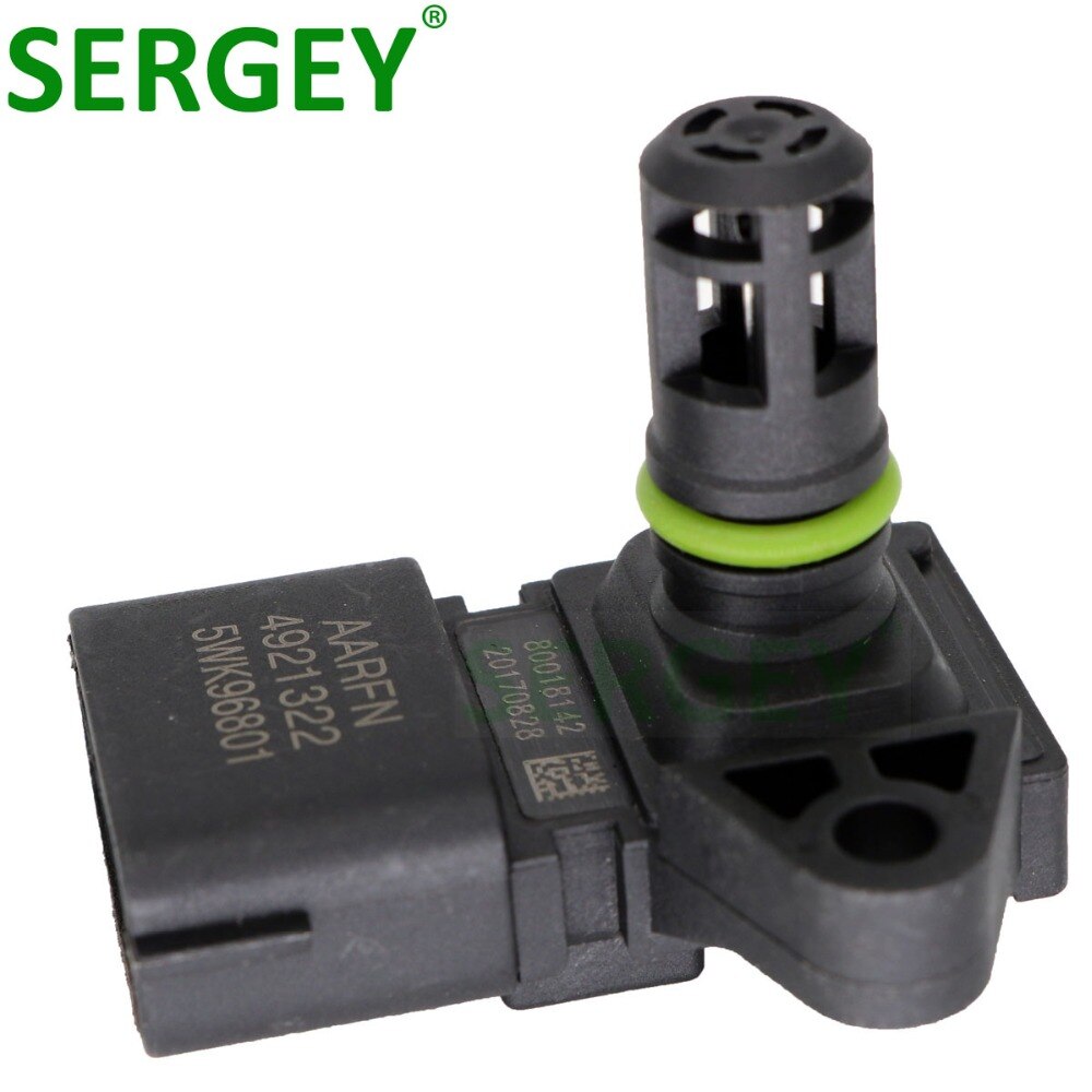 SERGEY 3.5 Bar Manifold Intake Air Pressure Sensor OEM 4921322 5WK9 6801 5WK96801 2897333 For CUMMINS ISF 2.8 3.8 MAP Sensor