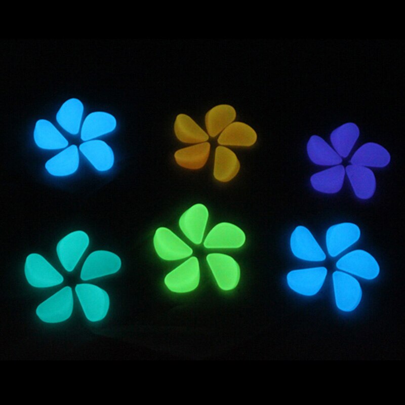 10Pcs Fluorescentie Aquarium Steen Aquarium Decoratie Lichtgevende Kasseien Aquarium Decoratie Glow In The Dark Aquarium Decor