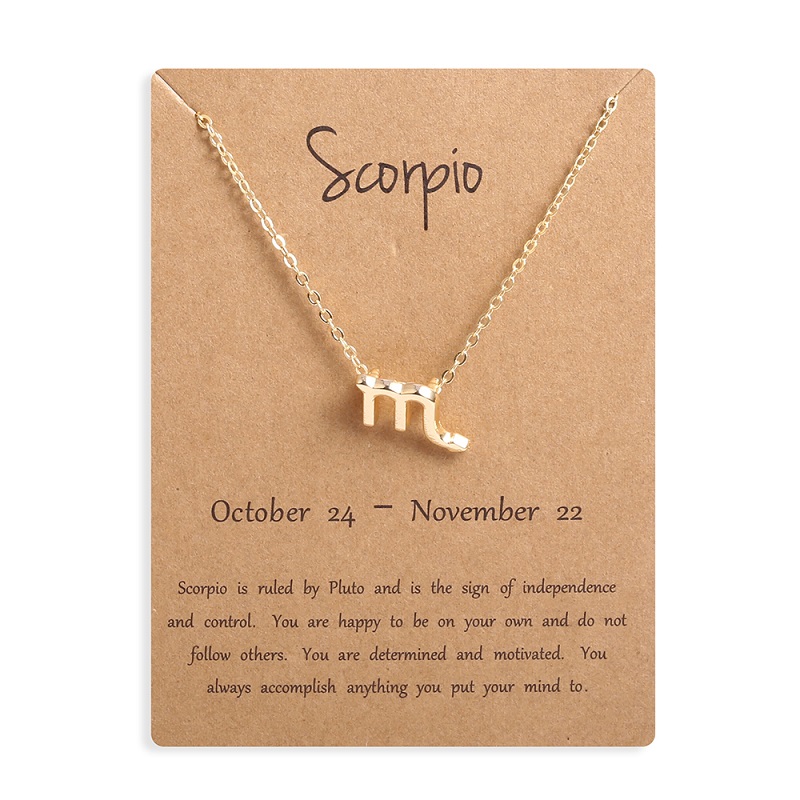 Collier pendentif signe du zodiaque pour hommes et femmes, horoscope, bélier, lion, 12 constellations, bijoux pour enfants, de Noël, directe