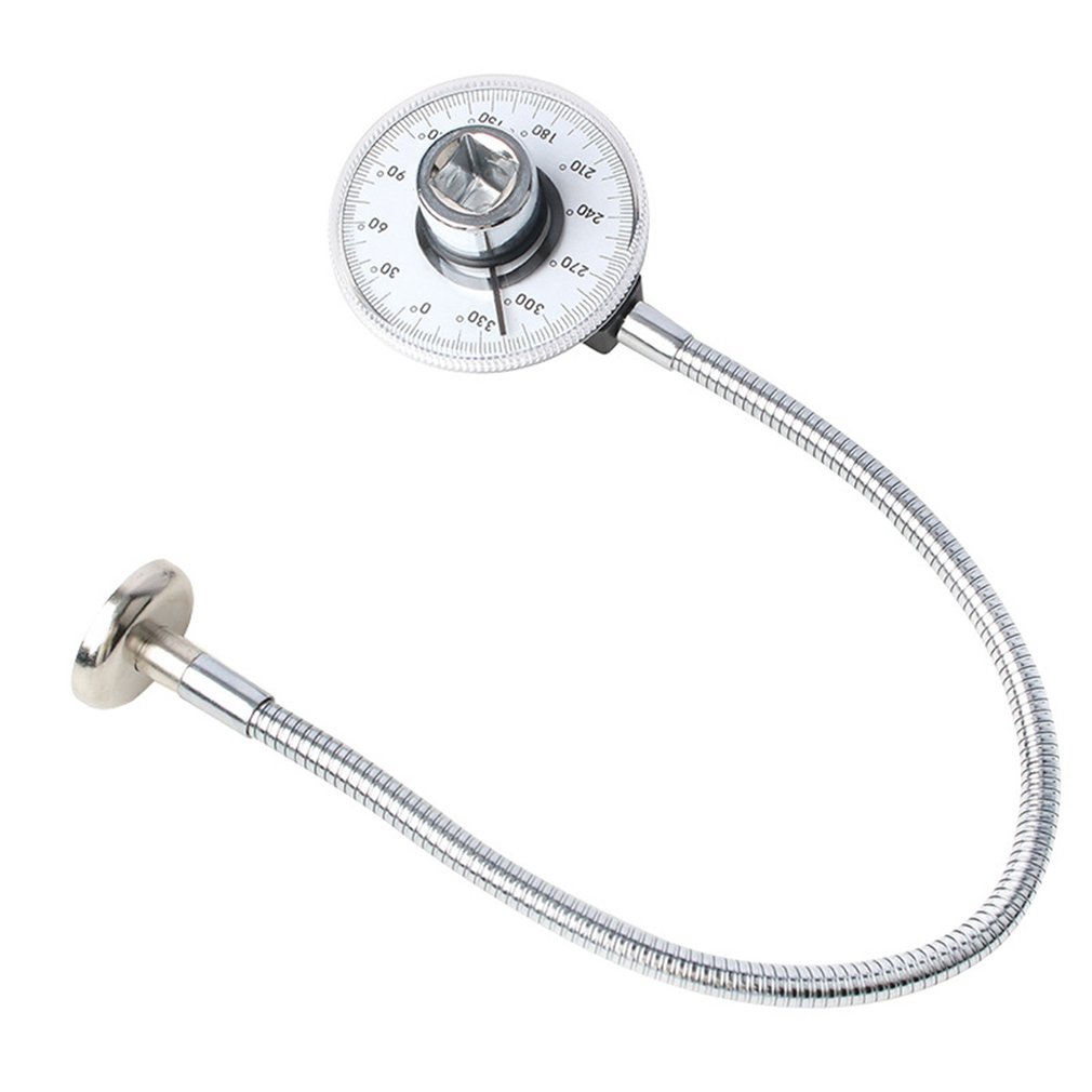 1/2 Inch Drive Torque Angle Gauge 360 Degree Angle Rotation Measurer Hand Tool Wrench Measuring Automotive Meter Tool