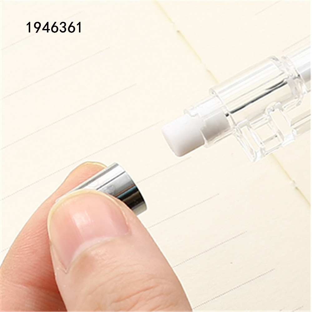 Crayon mécanique automatique blanc 482, Transparent, 0.5mm, stylo à dessin, fournitures scolaires et de bureau