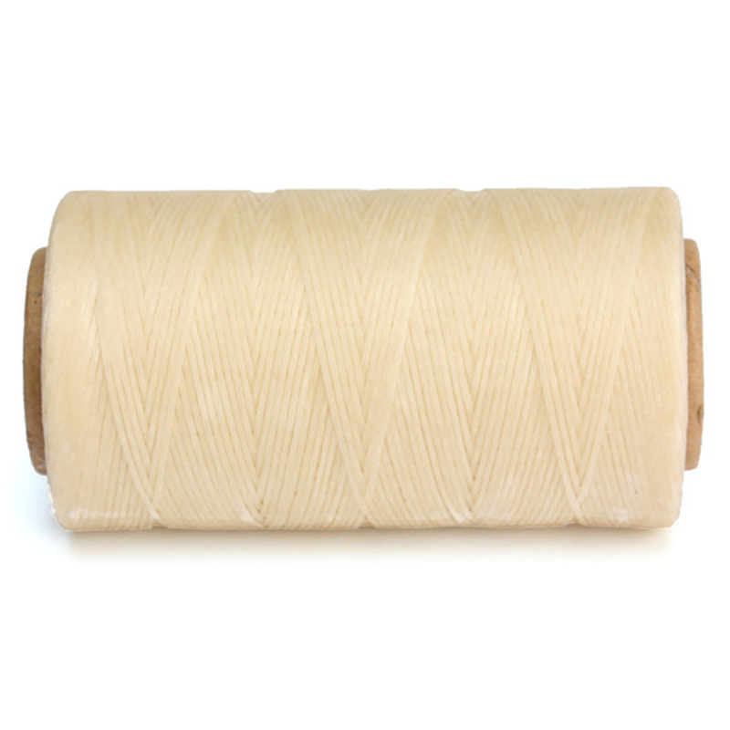 Cable de hilo encerado de cuero 150D, duradero, de , 240 metros, 1mm, para herramienta artesanal DIY, hilo de costura a mano