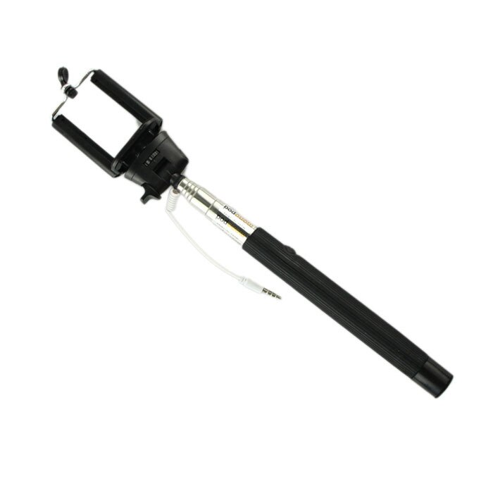 Malloom Uitschuifbare Wired Selfie Stick Handheld Monopod Mount Houder Remote Knop Voor Iphone Voor Samsung Mobiele Telefoon