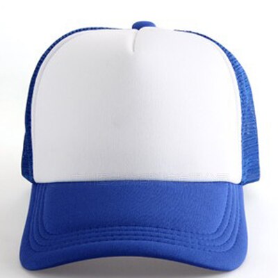12 stks/partij Leeg Sublimatie Cap Hoed Voor Sublimatie INKT Print DIY Warmte Druk Printing Transfer: Blue