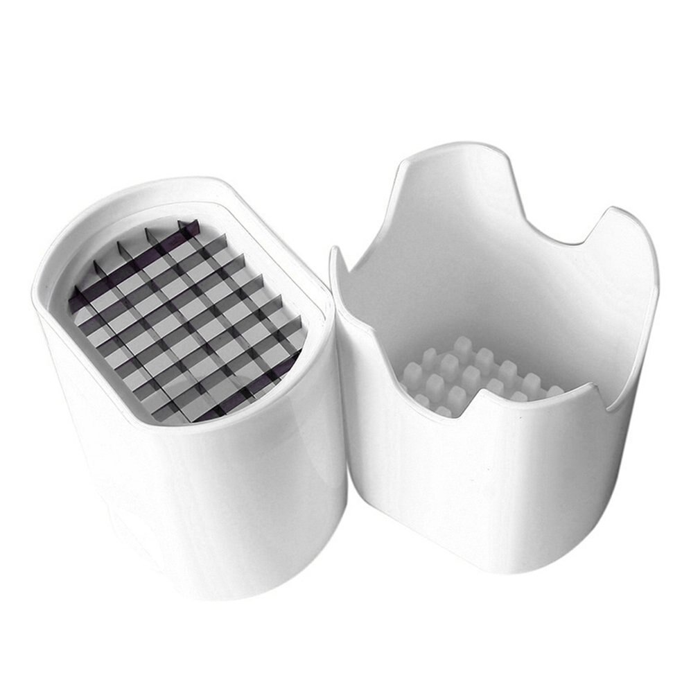 French Fries Making Tool Potato Chips Cutting Box Press Cutter Cup Plastic Slicer Chopper Chips Potato Cutting Kitchen Gadgets