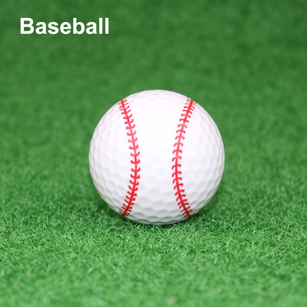 Balle de Golf en caoutchouc, 1 pièce, deux pièces, Sport de plein air, Baseball, Tennis, Football, billard, compétition d&#39;entraînement: baseball