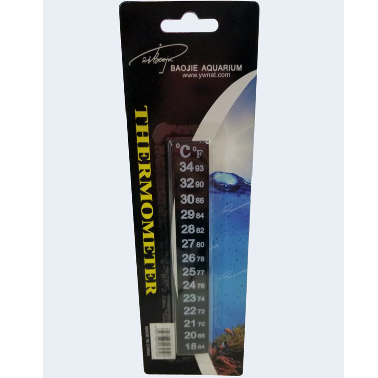 Aquarium fish tank glass patch thermometer LCD monitor aquarium temperature color floating thermometer