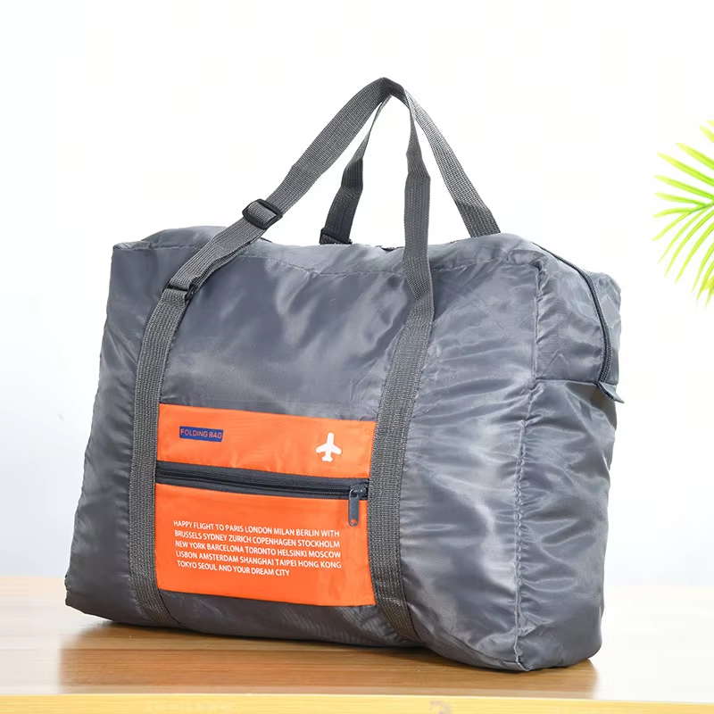 Nueva bolsa de equipaje de viaje impermeable plegable, bolsa de almacenamiento de equipaje de gran capacidad, bolso de viaje para equipaje de embarque, adecuado para bu