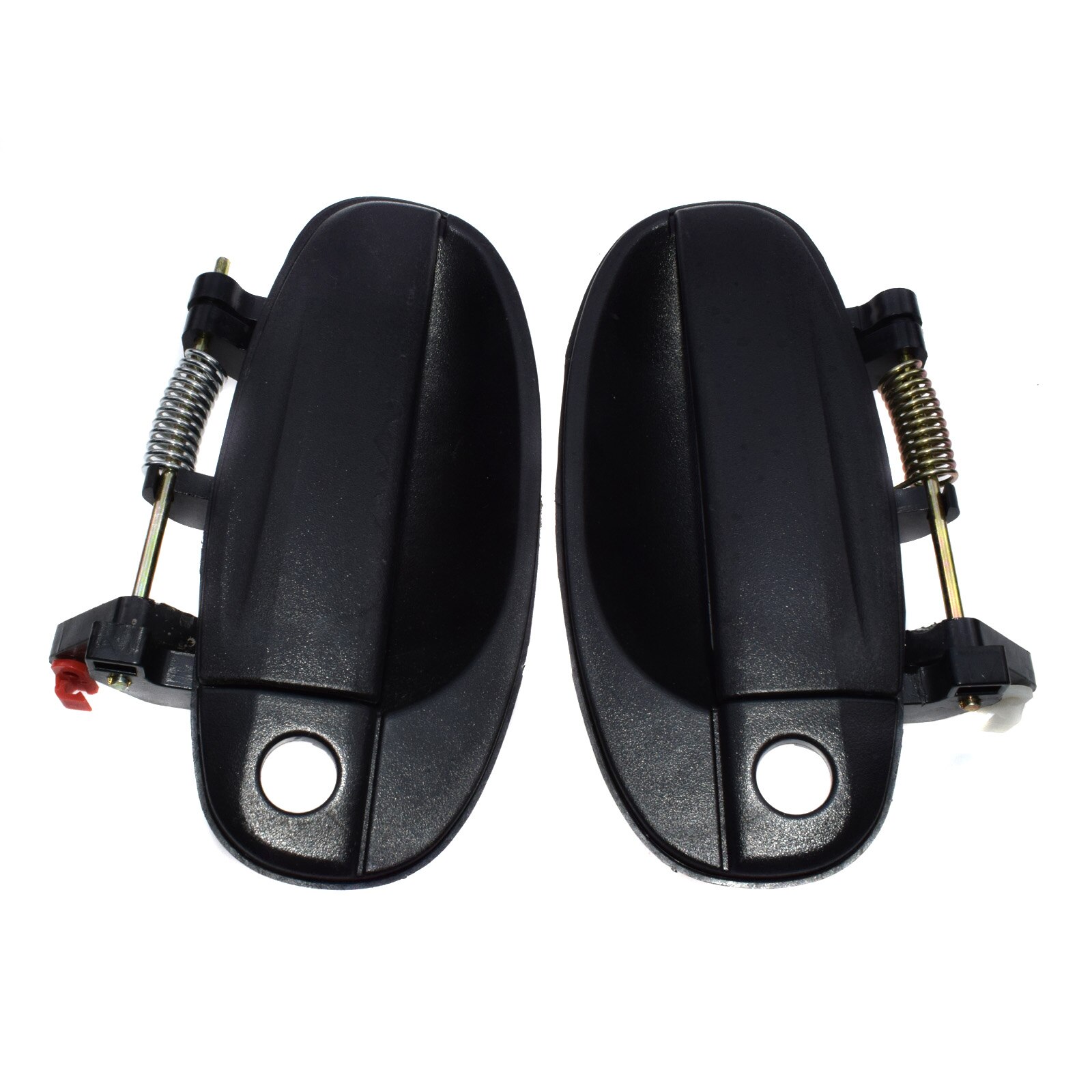 WOLFIGO trasero izquierdo delantero derecho negro manija de puerta exterior 96541631, 96541632, 96583052, 96583053 para Chevy CHEVROLET Aveo 5: front left right