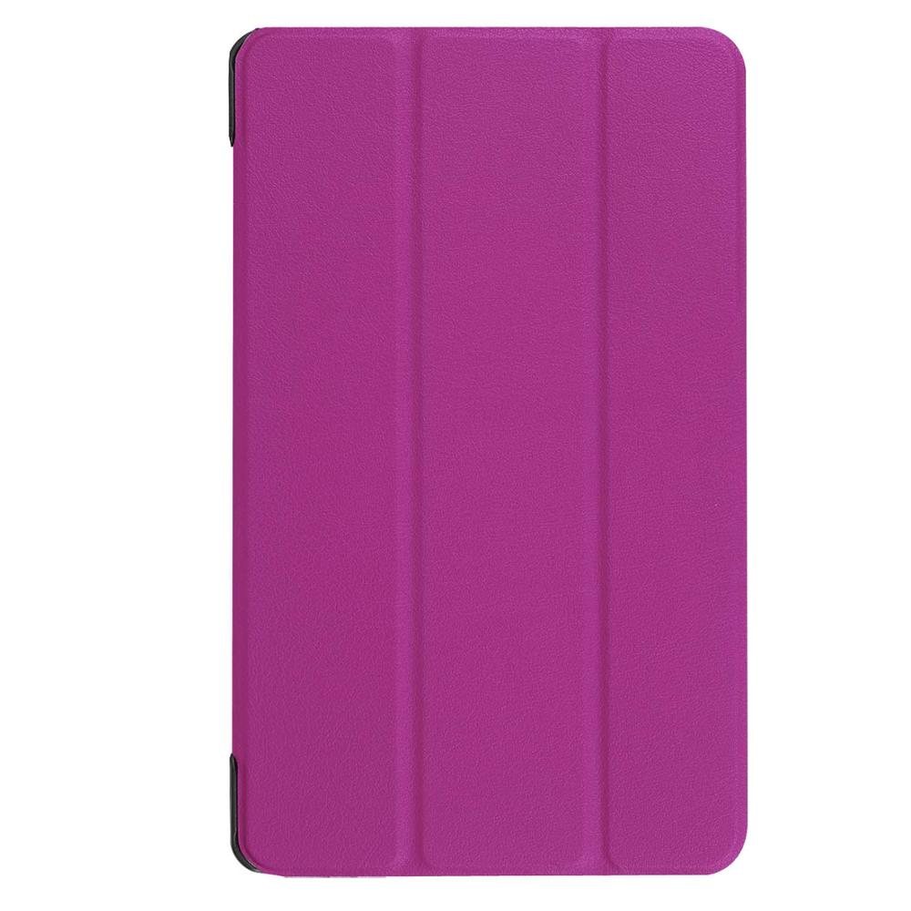 Tablet Case For Samsung Galaxy Tab S2 9.7 inch T810 T813 T815C T819C Smart Case 3 Folding Stand Auto Sleep/Wake Back Cover: Purple