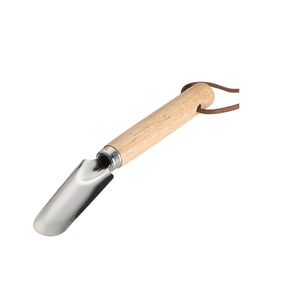 Stainless Steel Garden Shovel Flower Planting Shovel With Wooden Handle Gardening Mini Hand Tools Gardening Shovel Garden Tool: 01