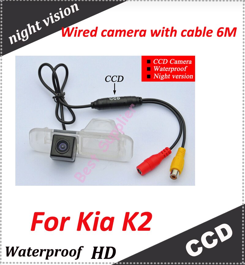 CCD waterdichte auto achteruitrijcamera parking camera auto achteruitkijk camera Voor Kia K2 auto backup achteruitrijcamera