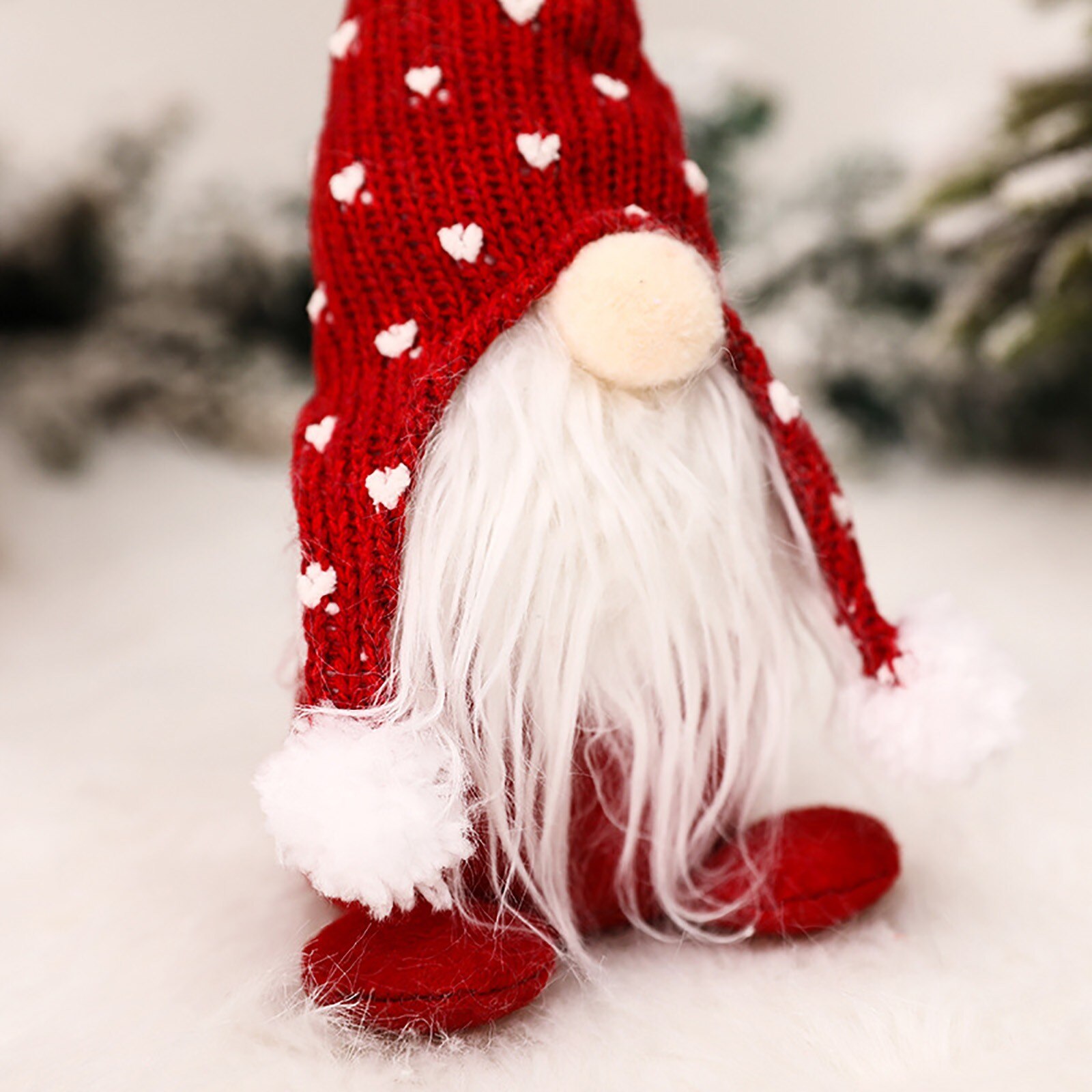 Christmas Faceless Gnome Santa Xmas Tree Handmade Santa Cloth Doll Birthday For Home Christmas Decoration
