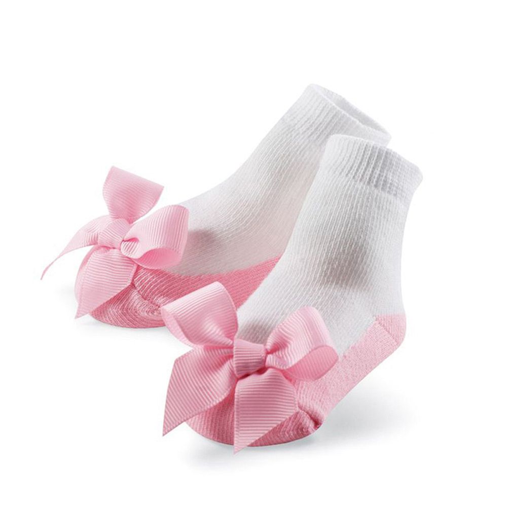 Baby Socks Infant Soft Bed Floor Socks Girls Newborns Princess Bowknot Socks Birthday Girls 0-12 Months