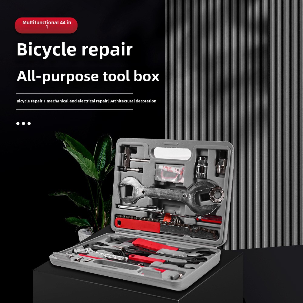 1Set Bike Tool Set for Cyclist Portable Mountain Bike Repair Tools Kit Bicycle Tool Kit Bike Allen Key Tool Socket Spanner