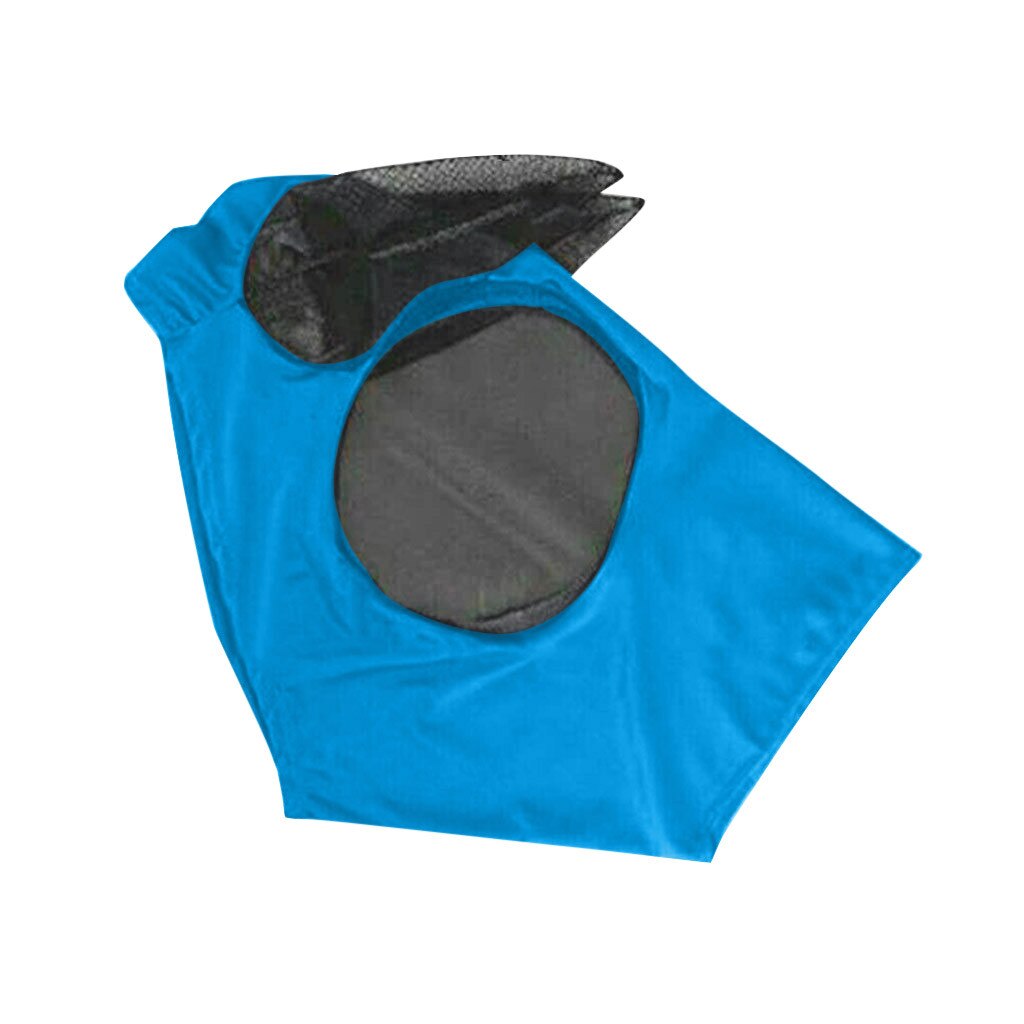 Máscara de malla antimoscas para caballos, mascarilla antimosquitos para caballos, cubierta de cabeza de caballo, cómoda, protege contra moscas