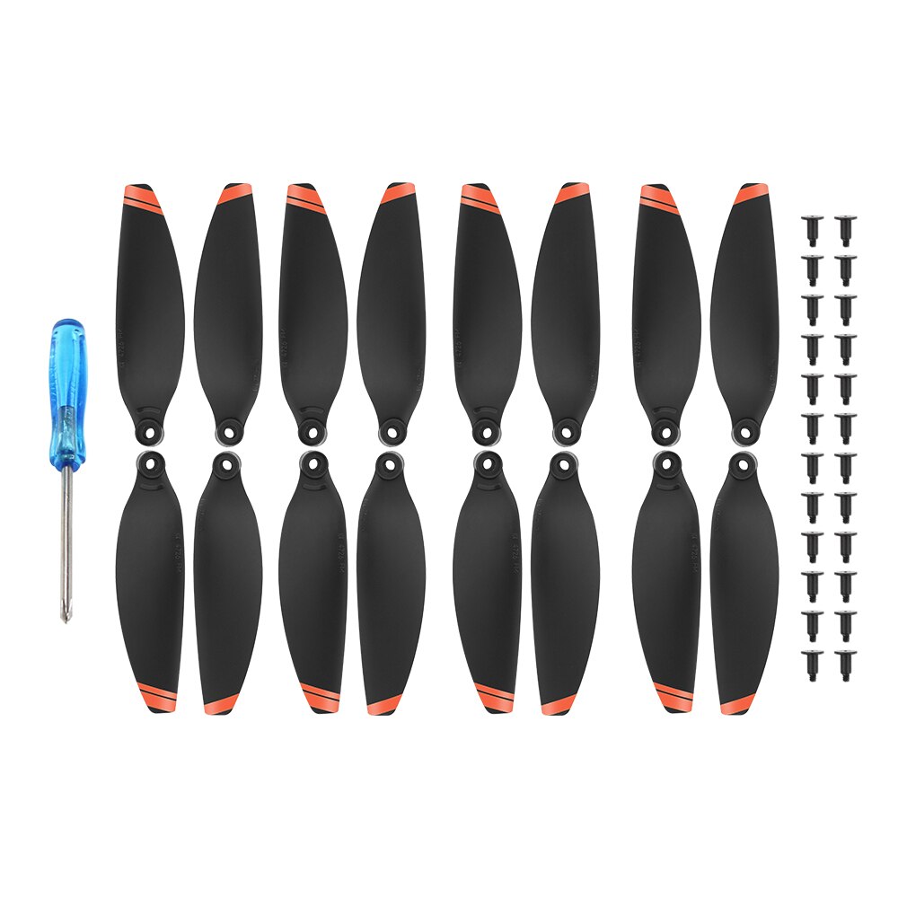 4726 Propeller Props Blade Replacement for DJI Mini 2/SE Drone Light Weight Wing Fans Spare Parts for mini 2/SE Accessory: Orange 4 pair