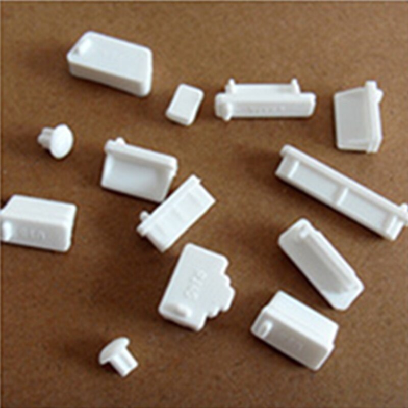 13pcs Universal Dustproof USB Silicone Notebook Stopper Computer Accessories Cover Laptops Dust Plug