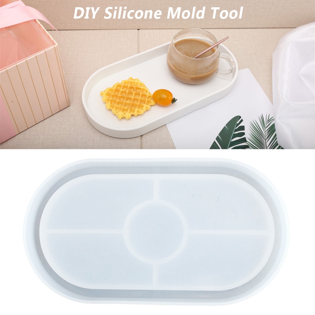 Molde de silicona de resina epoxi, herramienta de posavasos para Cenicero casero, taza de artesanía DIY, collar con dije de joyería Mad DIY