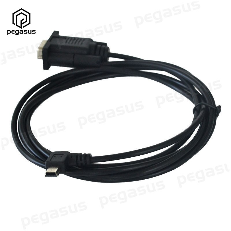 Câble adaptateur RS232 DB9 femelle vers USB Mini 5 broches mâle, 1.8M, 6 pieds