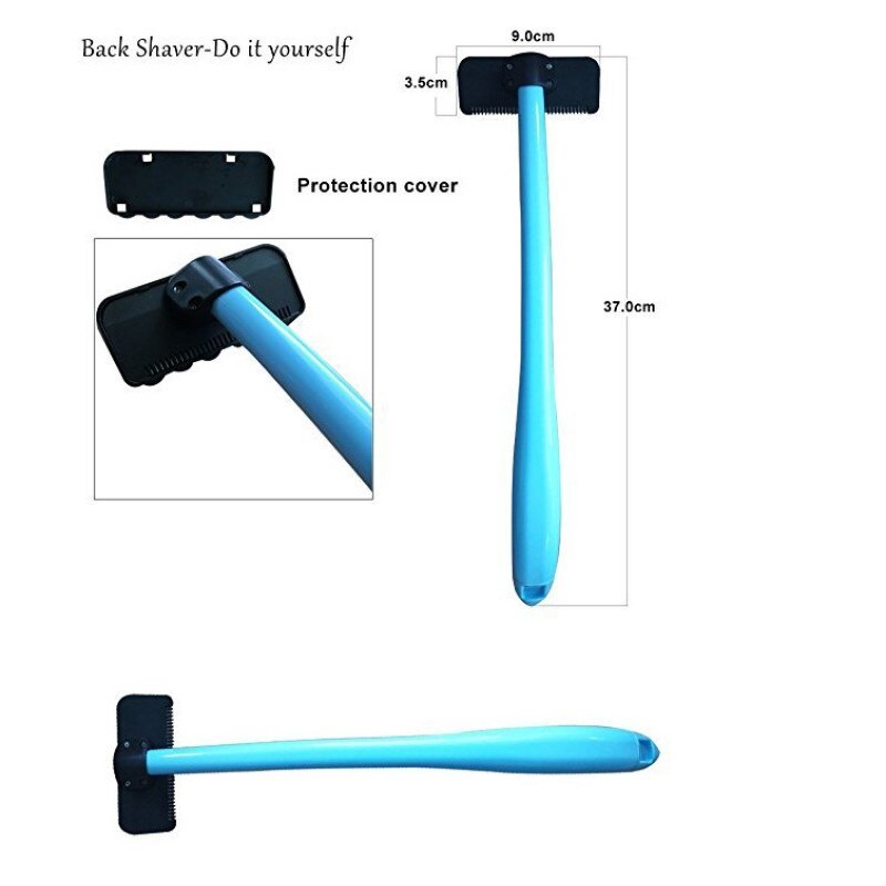 Manual Back Hair Shaver Blade Trimmer Do-it-yourself Whole Body Leg Back Hair Razor Long Handle Big Blade Hair Removal Razor