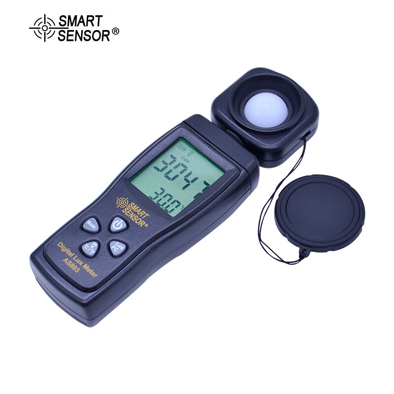 SMART SENSOR AS803 Luxmeter Digital Light Meter Lux Meter Photometer UV Radiometer LCD Luxmeter Illuminometer Photometer