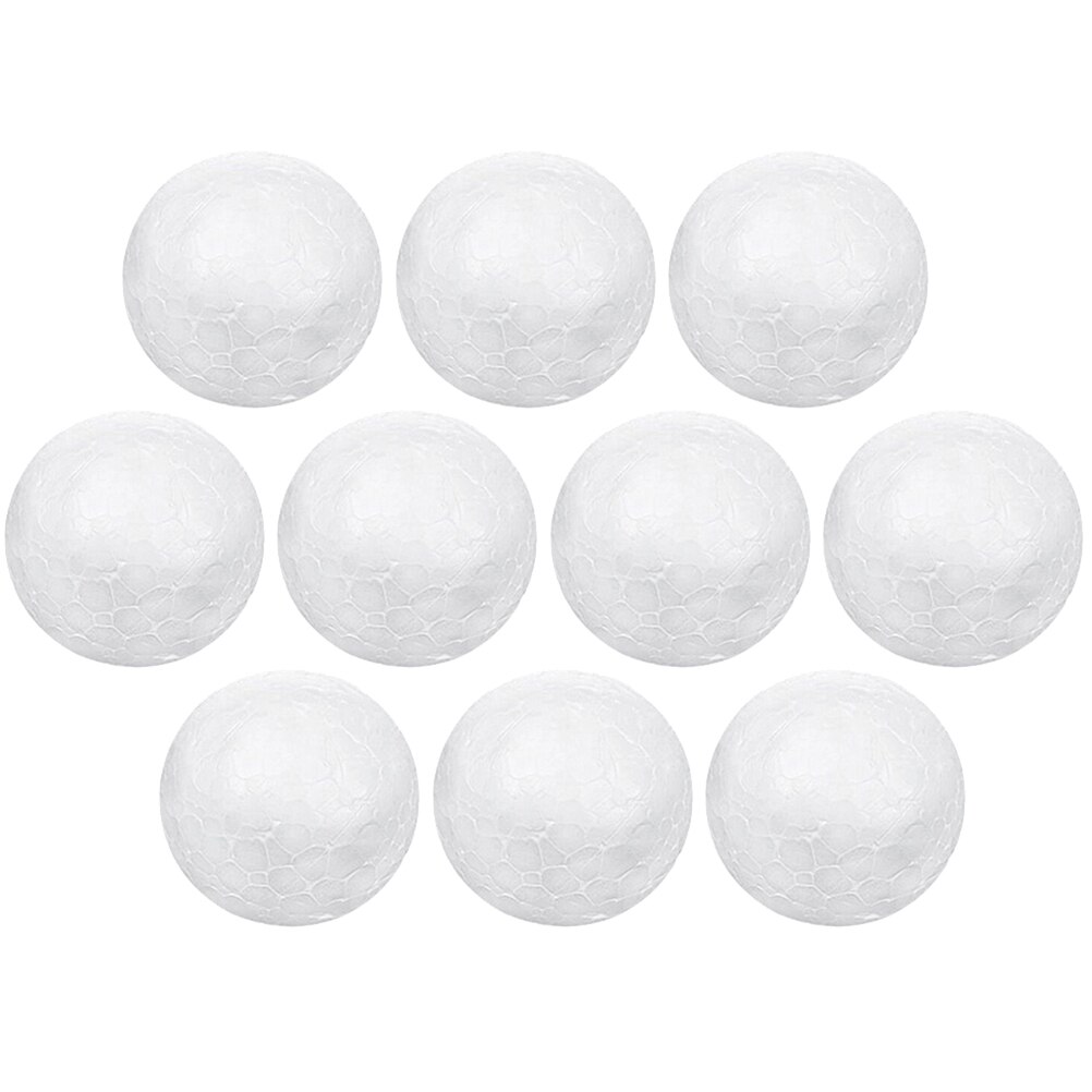 10 Pieces 2cm Shaped Styrofoam Ornaments DIY Craft Party Decoration: Ball 8cm