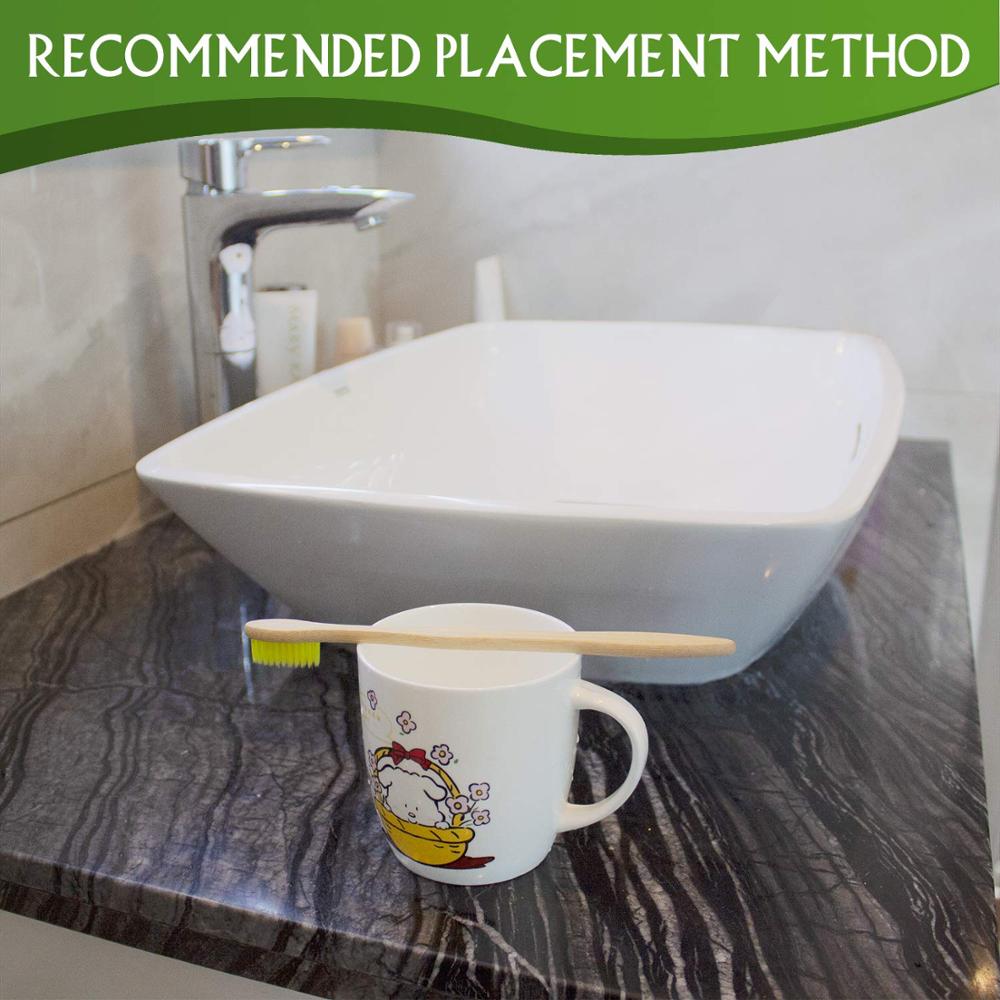 50/100 Pcs Colorful Soft Bristles Bamboo Toothbrush, Natural Eco Friendly Biodegradable Charcoal Wood Tooth Brushes