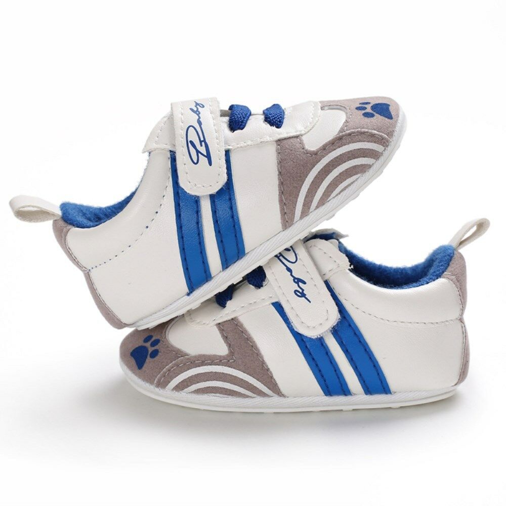 Pudcoco baby casual skor 0-18m baby skor pojke flicka nyfödd mjuka sulor läder spjälsäng mjuk sula sko sneaker