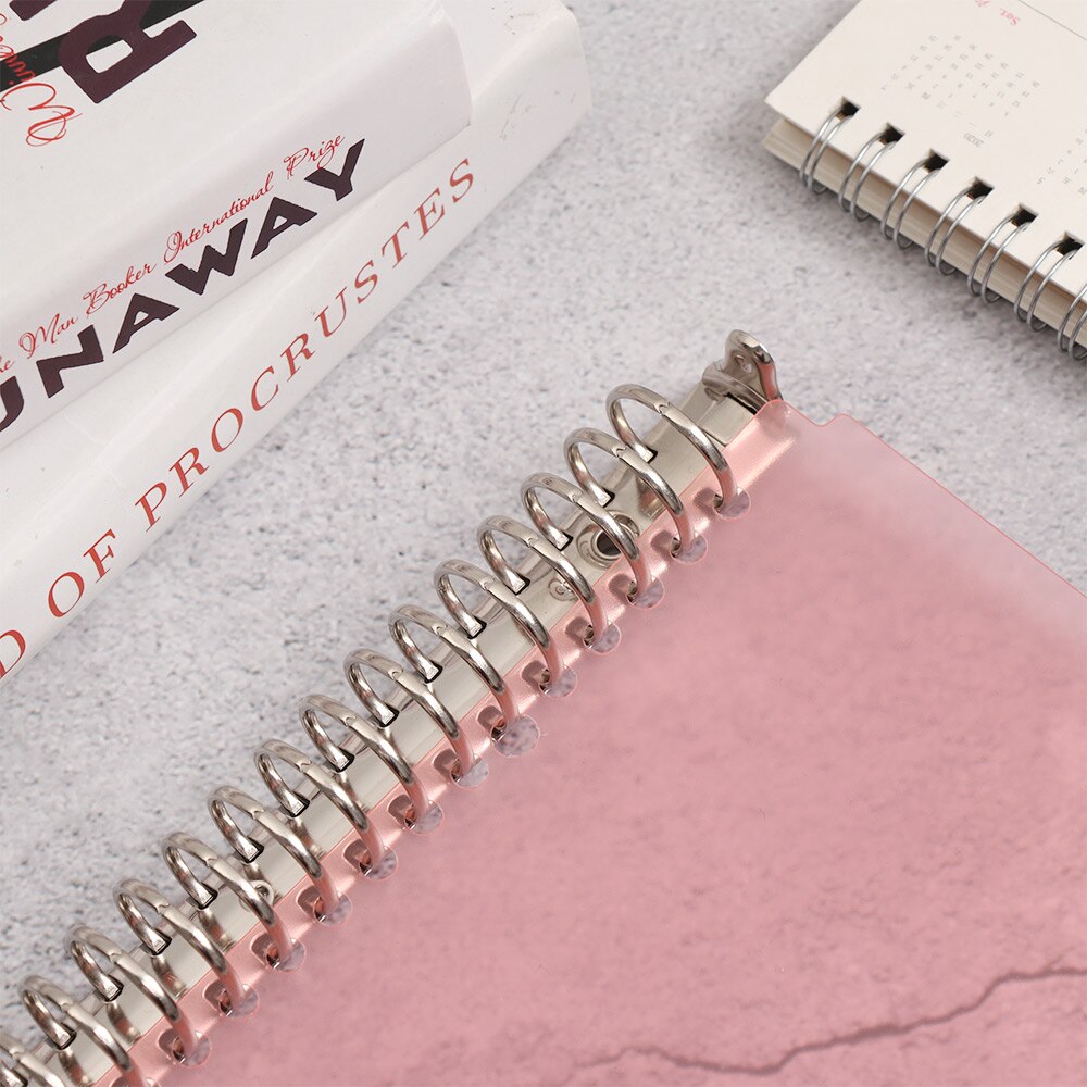 A4/B5/A5/A6/A7 Metalen Spiraal Ringen Bindmiddel Clip Bestandsmap Losbladige Clip dagboek Notepad Notebook Binding Hoops Kantoorbenodigdheden