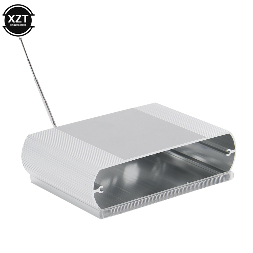 Niebieska aluminiowa obudowa modułu do dekodera Bluetooth WMA Odtwarzacz muzyczny MP3 Moduł radia samochodowego Obsługa USB FM TF