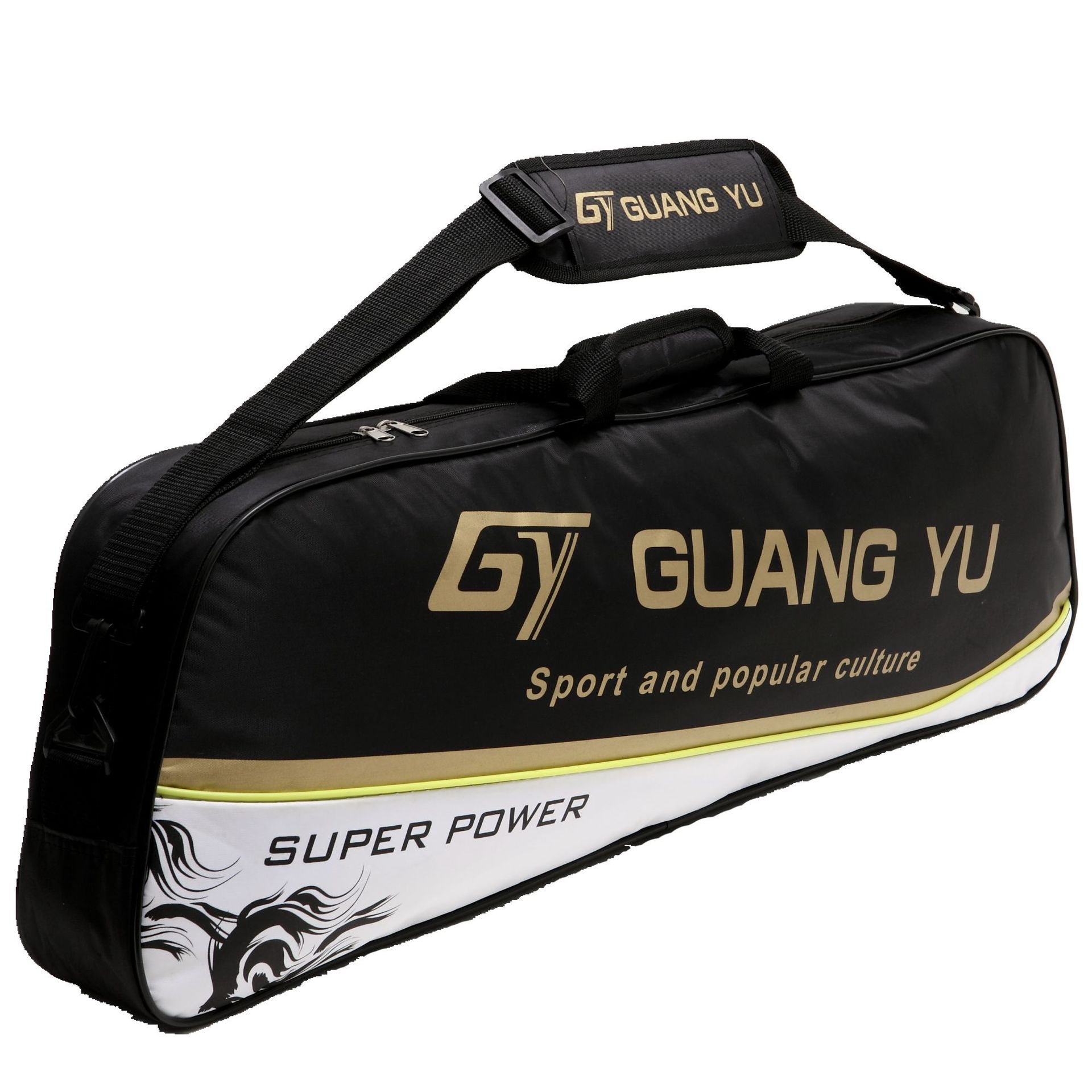 Draagbare Waterdichte Squash Racket Badminton Racket Nylon Sac Badminton Tas Outdoor Sport Speciale Hoofd Tennis Moet Zak-40: Black