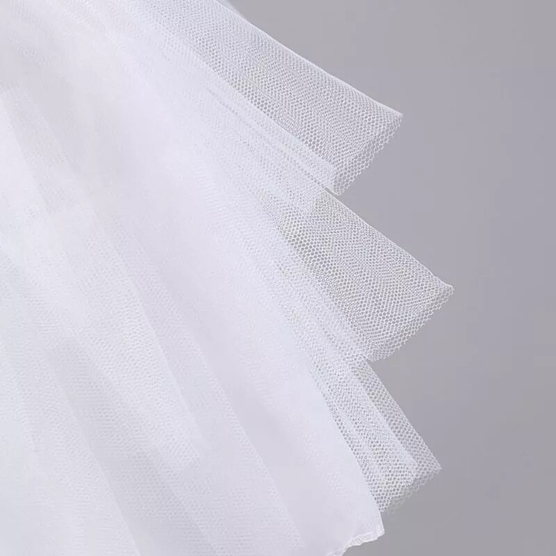 Falda corta sin enagua de aros para niñas, tutú con cintura elástica para Ballet, Cosplay, Lolita, 2023