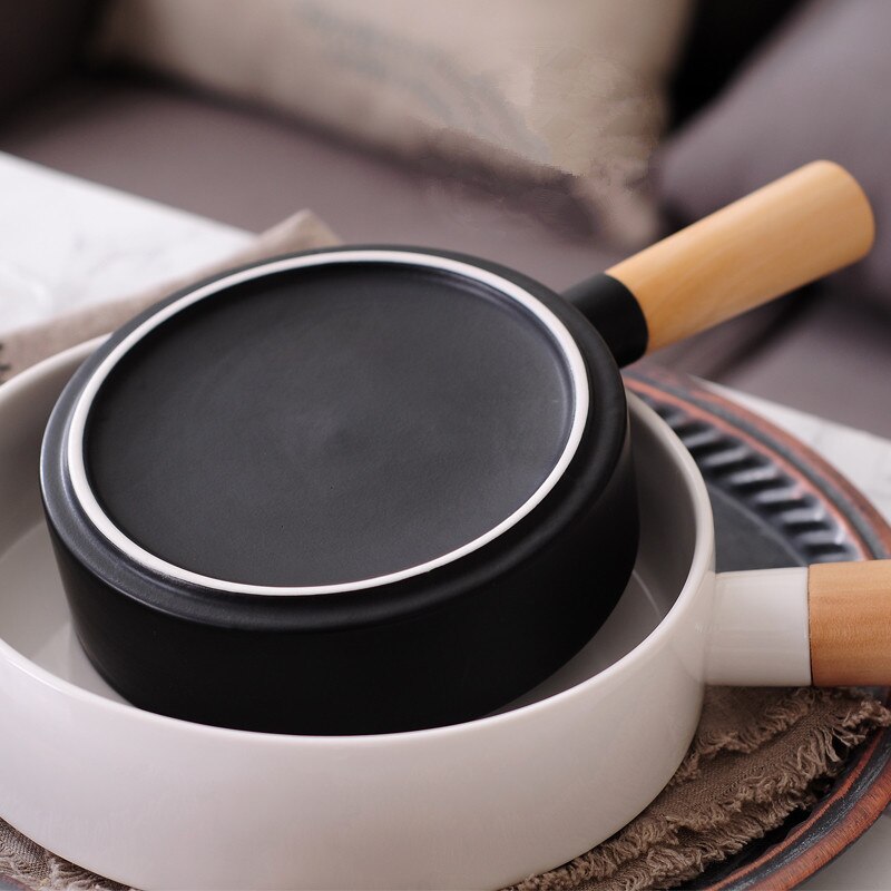 round handle pasta dish simple household dishes dessert plate Western steak cutlery