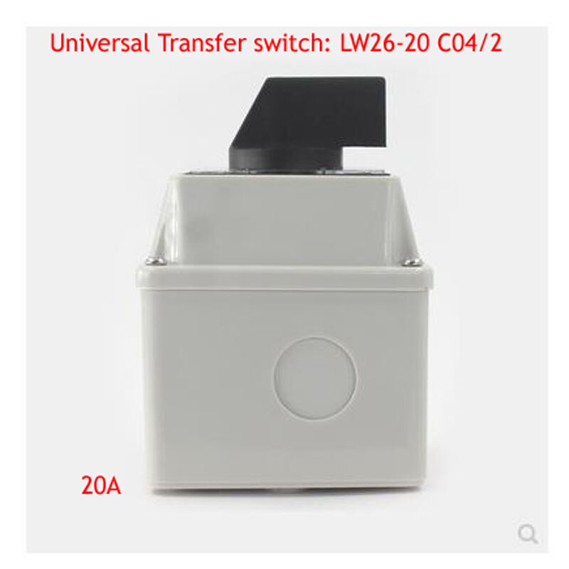Power Cut-off Switch Waterproof Box LW26-20 C04 2 380V Sealed Load Power-off On-off Universal Conversion