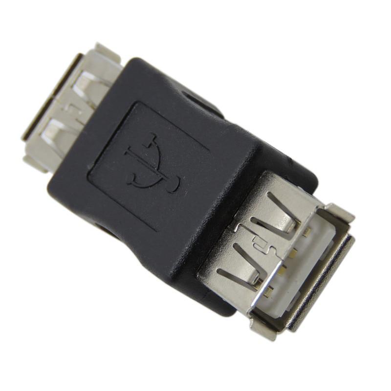 USB2.0 Vrouwelijk Naar Vrouwelijke Connector Adapter Mini Converter Veiligheid Praktische Computer Kabels Connectoren Accessoires TXTB1