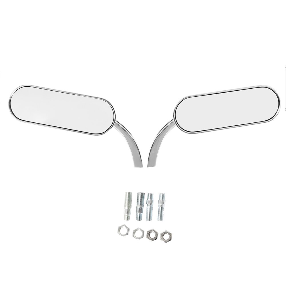 Lampa Space 90080 Motorachteruitkijkspiegel – Verstelbaar Scharnier, M10x1,25 Rechtsdraad, Goedgekeurd – Set Van 2