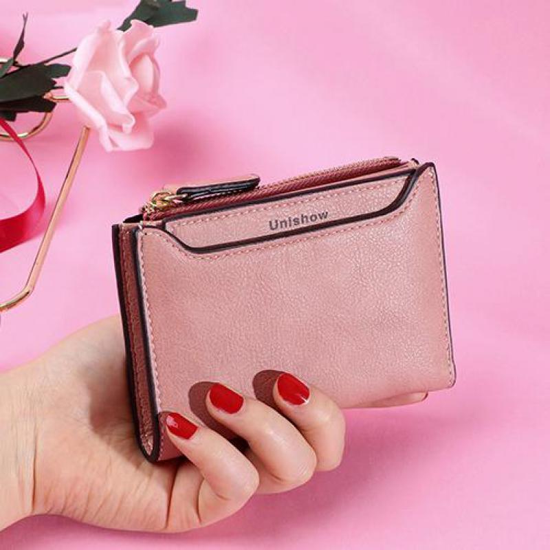 Cartera pequeña para mujer, monedero Mini con cremallera, monedero pequeño de de , cartera informal para mujer, tarjeteros