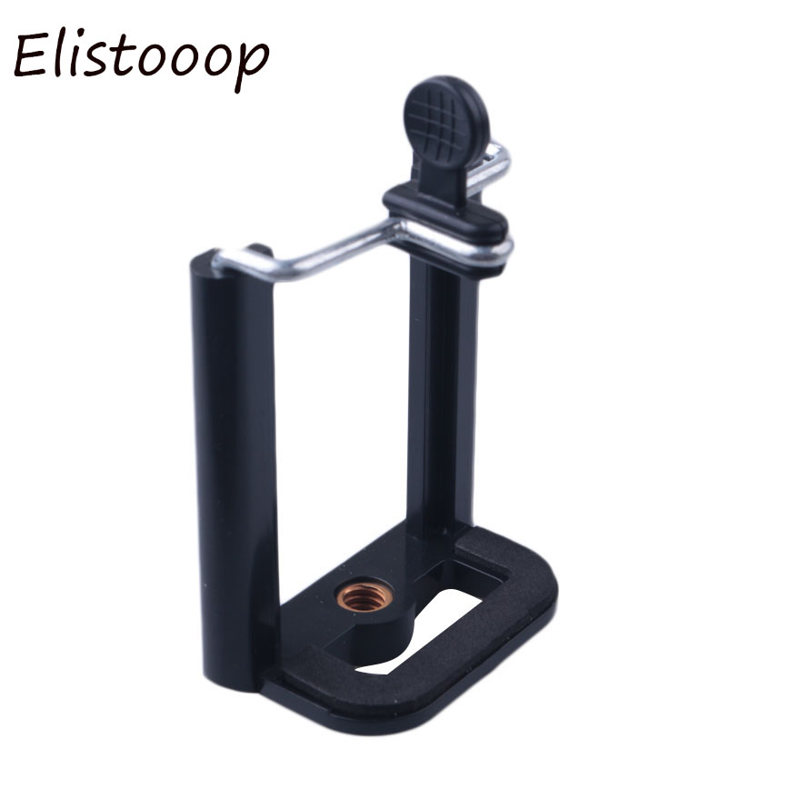 Elistooop Stretchable Rotating Selfie Cell Phone Holder Mount Bracket Clip For Mobile Phone Smartphone Camera Tripod