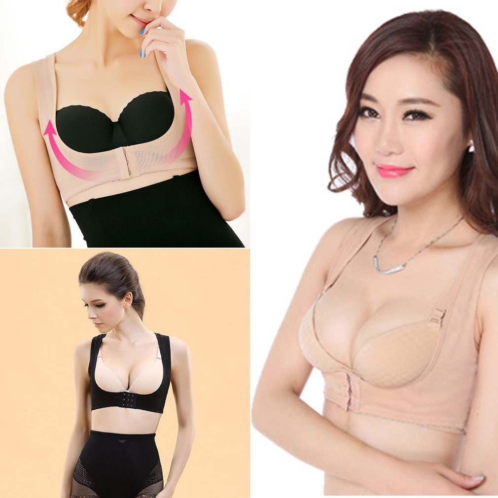 Correcteur de Posture femmes poitrine accolade prévenir la poitrine affaissement et bosse soutien-gorge croix sangle gilet corps Shaper sous-vêtements amincissants