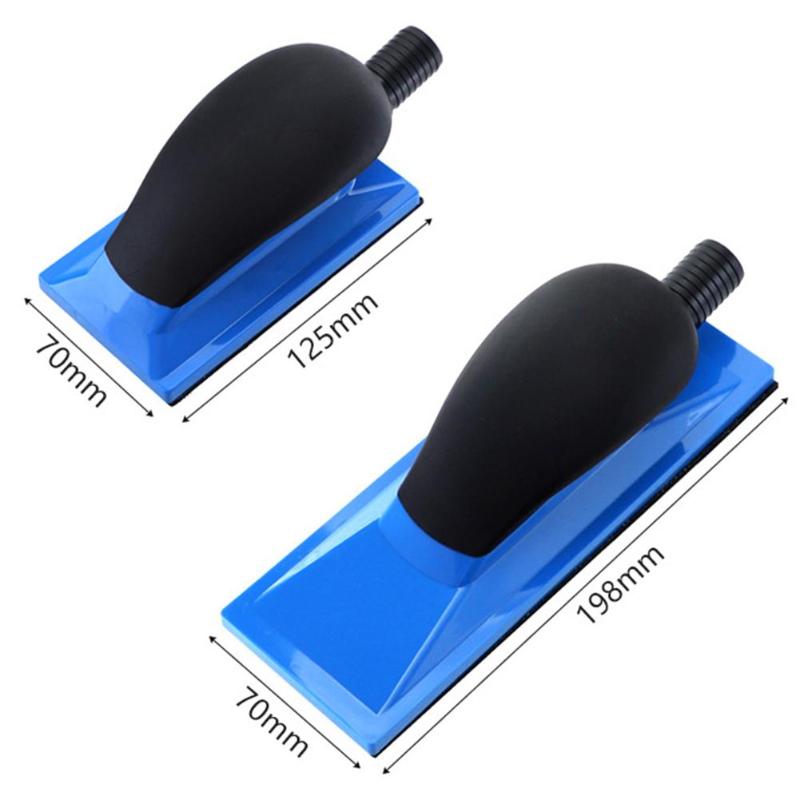 Verzenden Pads 1 Pc Schuurblok Hand Stofafzuiging Schuren Slijpen Stof Gratis Slijptol Met Mesh Schuurpapier Blok
