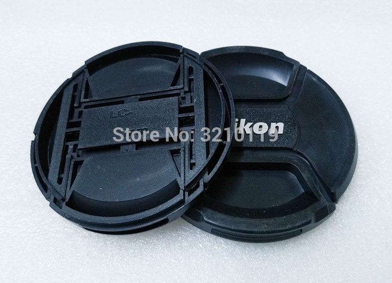 30pcs Camera Lens Cap cover 49mm 52mm 55mm 58mm 62mm 67mm 72mm 77mm 82mm LOGO For Nikon (Please note size )