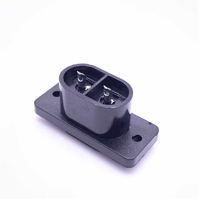 5Stck schwarz IEC320 C8 Schwarz 2 Terminal Energie Stecker Einlass Buchse AC 250V 2,5 A Schalt buchse