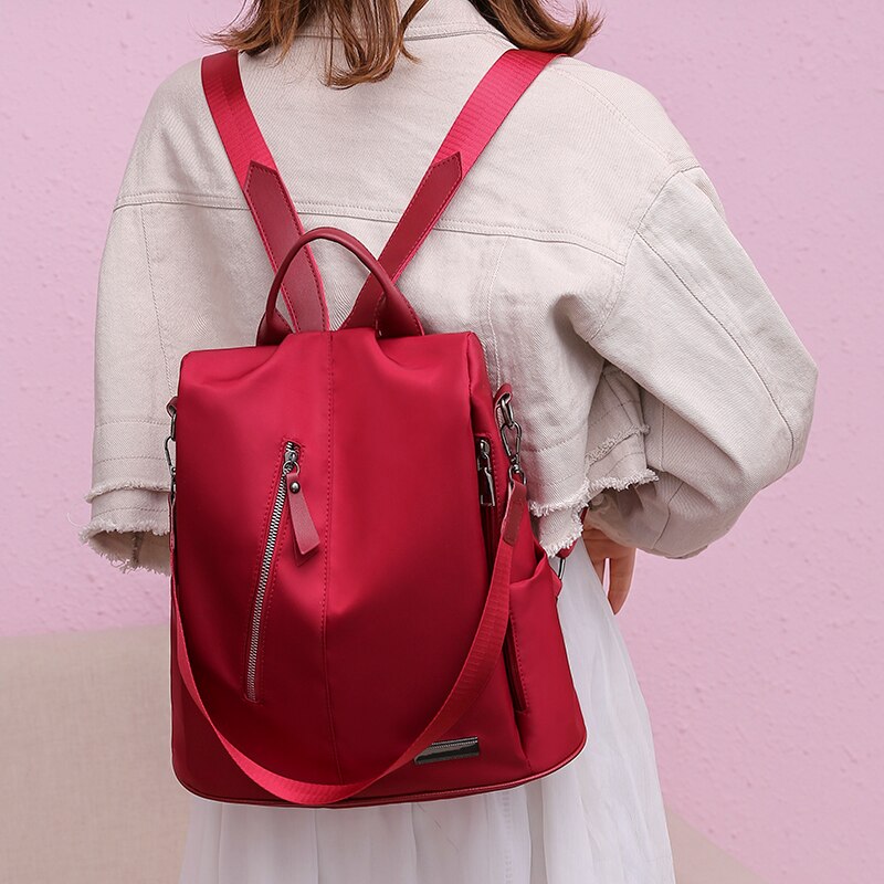 Novo multifuncional mochila feminina à prova dwaterproof água oxford bagpack feminino anti roubo mochila para meninas 2019 sac a dos