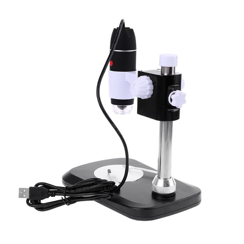 Endoscopio microscopio Digital 1600X con soporte USB 2,0, portátil de aumento