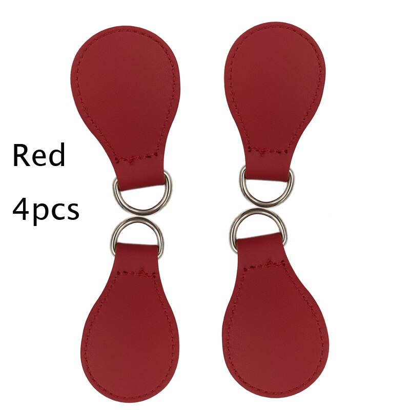 10colors Matte Drops End for Obag handbag PU attachment for O bag Obasket women Bag handle accesories: Red