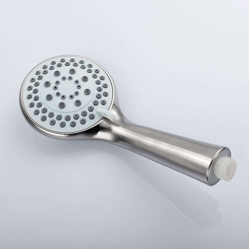 5 Functions Hand Held Shower Head Brushed Nickel Shower Set With Hose Wall Mounted Shower Set