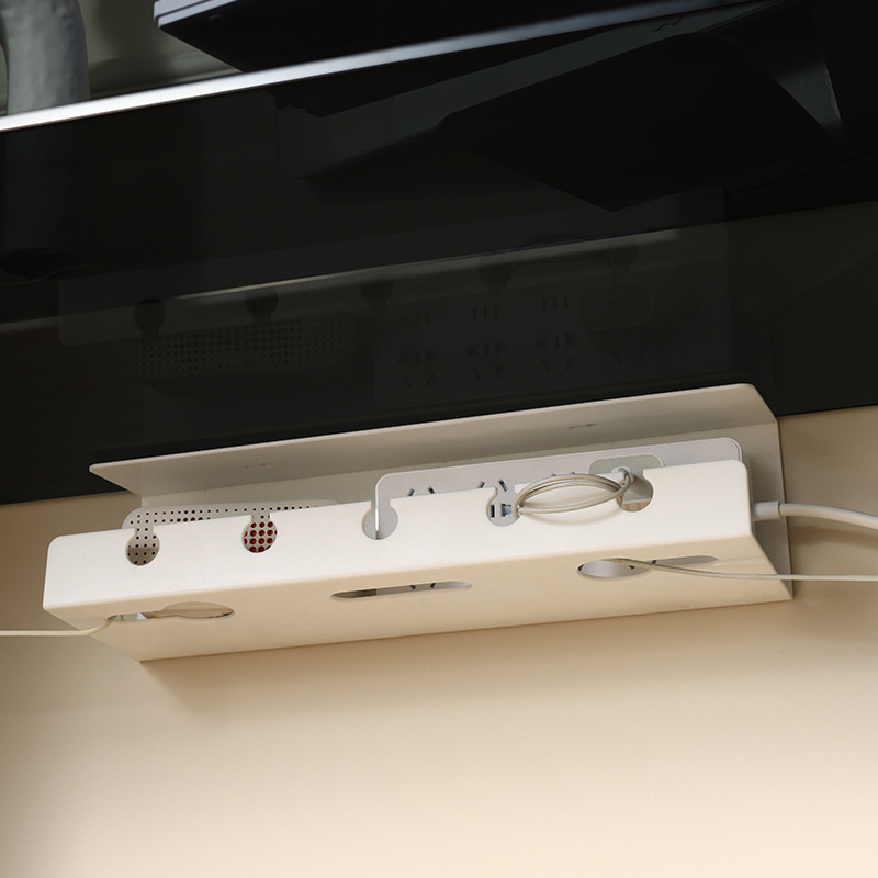 Unter Schreibtisch Kabel Verwaltung Kabel rinne unter Schreibtisch mit Klemme Steckdosen leiste Kabel Halfter kein Bohren robuste geräumige Versorgung